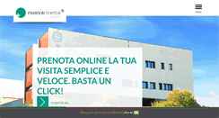 Desktop Screenshot of nuovaricerca.com
