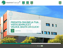 Tablet Screenshot of nuovaricerca.com